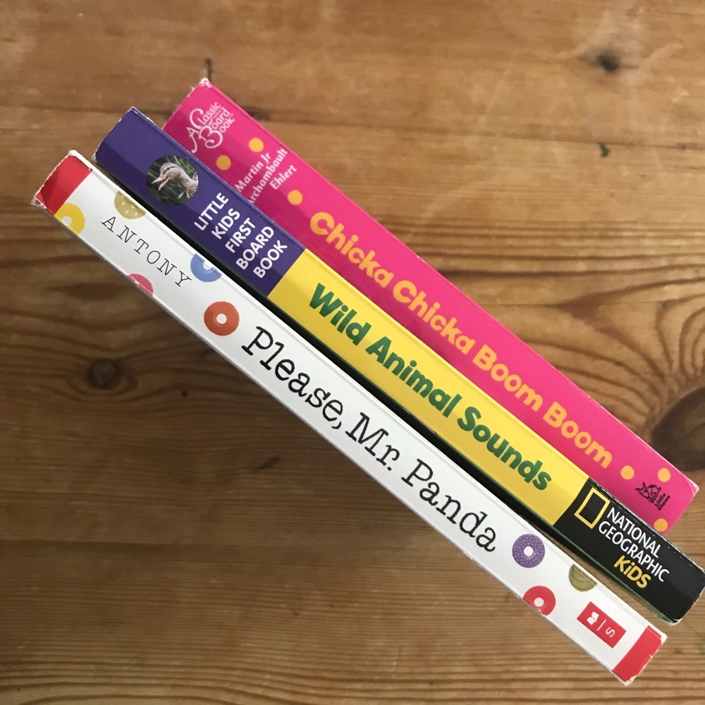 Board Books Lot 3 Panda Nat Geo Chicka Boom Alpha - Picture 13 of 14